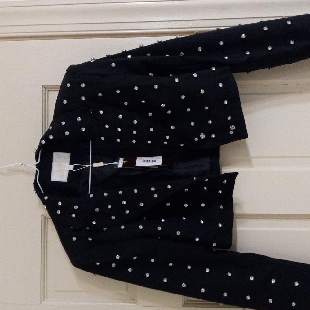 A rhinestone short Blazer